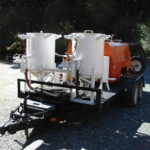 Our mobile sandblasting rig comes to your project location 1